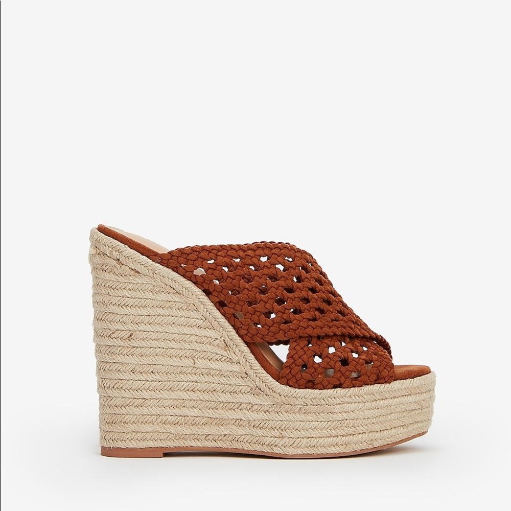Express Woven Platform Wedges
